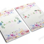 中小学生作文集word文档格式模板校刊画册封面目录排版A4背景素材（10）