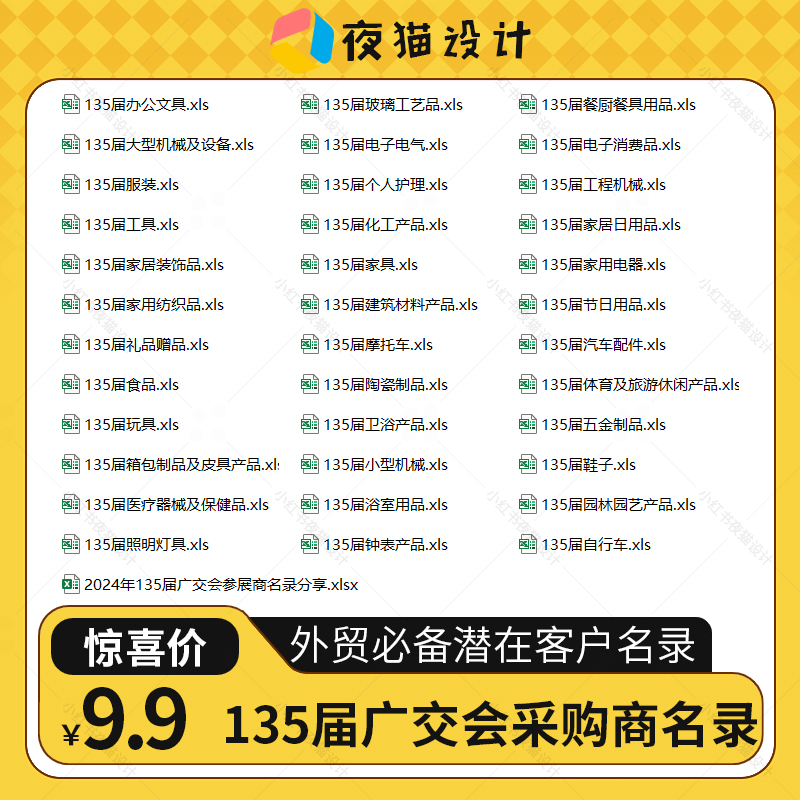135届广交会境外采购商名录外贸挖掘客户资料合集学习教程干货