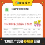 2025年秋季138届广交会国内参展商名录30660家展商！138届广交会最新名录来了